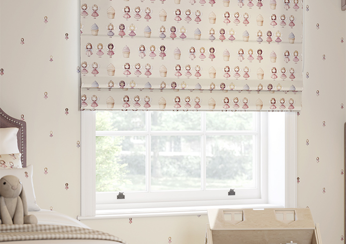 Fairy Cakes, Cupcake Sponge - Twist&Fit Roman Blind - Image 5